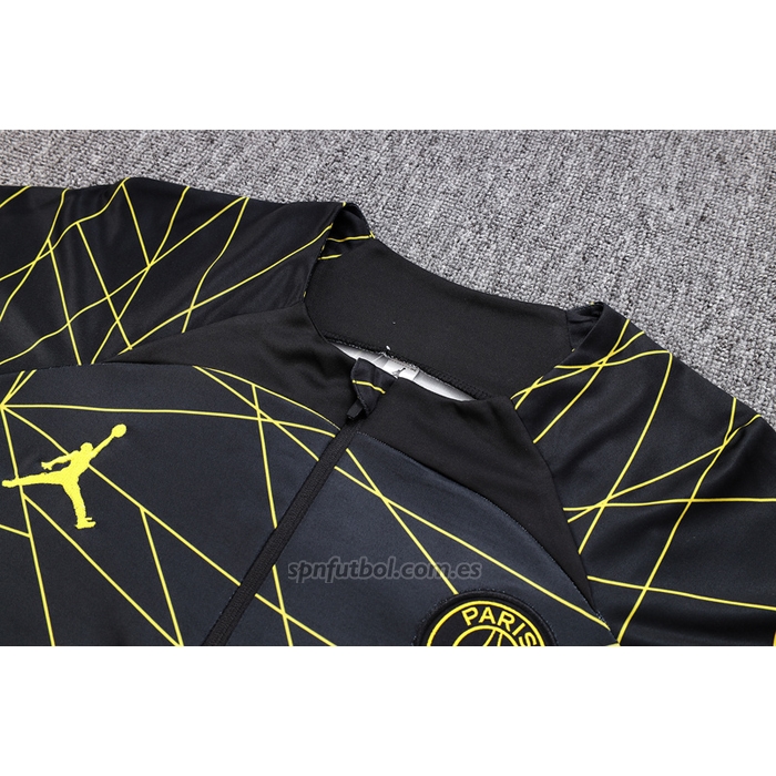 Chandal de Sudadera del Paris Saint-Germain Jordan Nino 2023-2024 Negro
